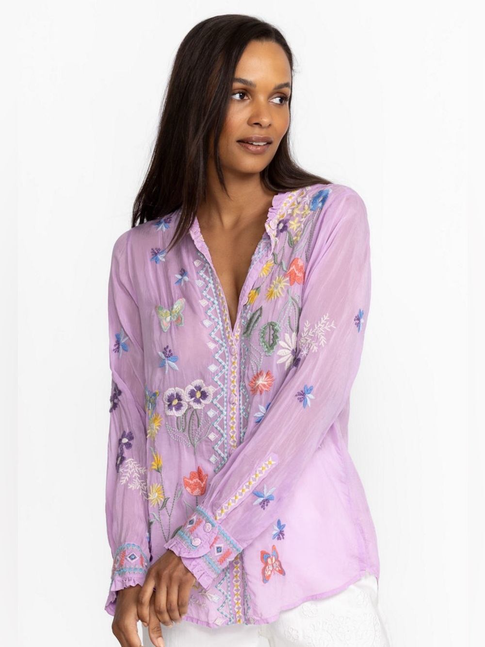 JOHNNY WAS MINODORA BLOUSE